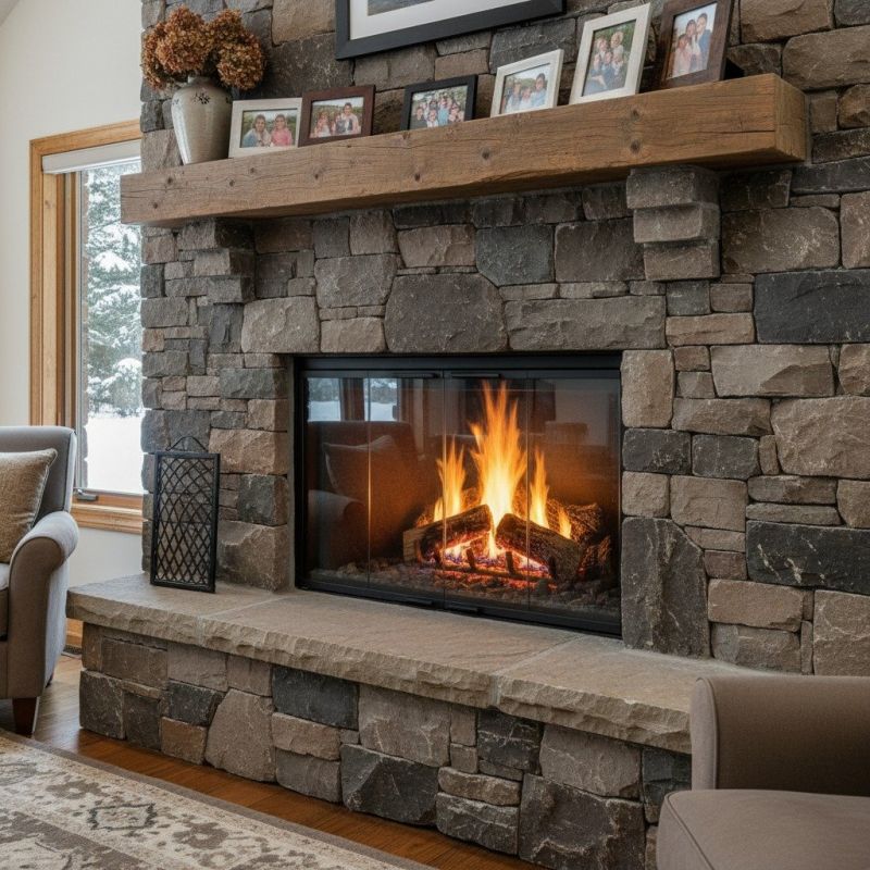 Outdoor Fire Pit Installation detail